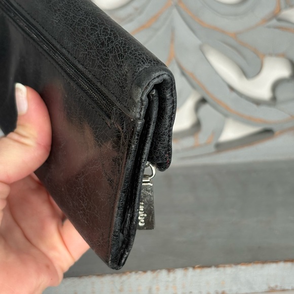 HOBO Black Leather Clutch - Picture 6 of 13